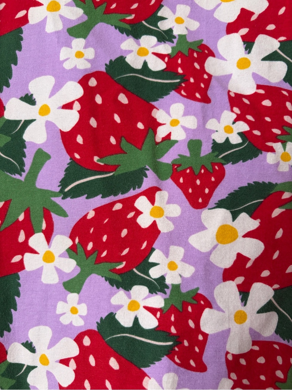 Nooworks Muscle Tee in Berries - Lavender Strawberry Print - Picture 3 of 3